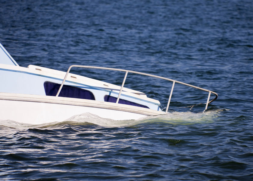 boat accident sinking
